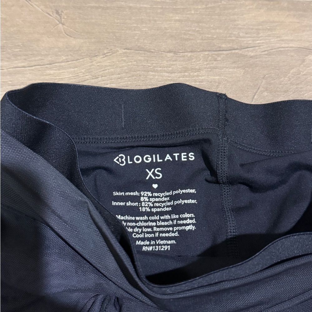 Blogilates Women's Dance Studio Wrap Skort - Black XS - Picture 9 of 11
